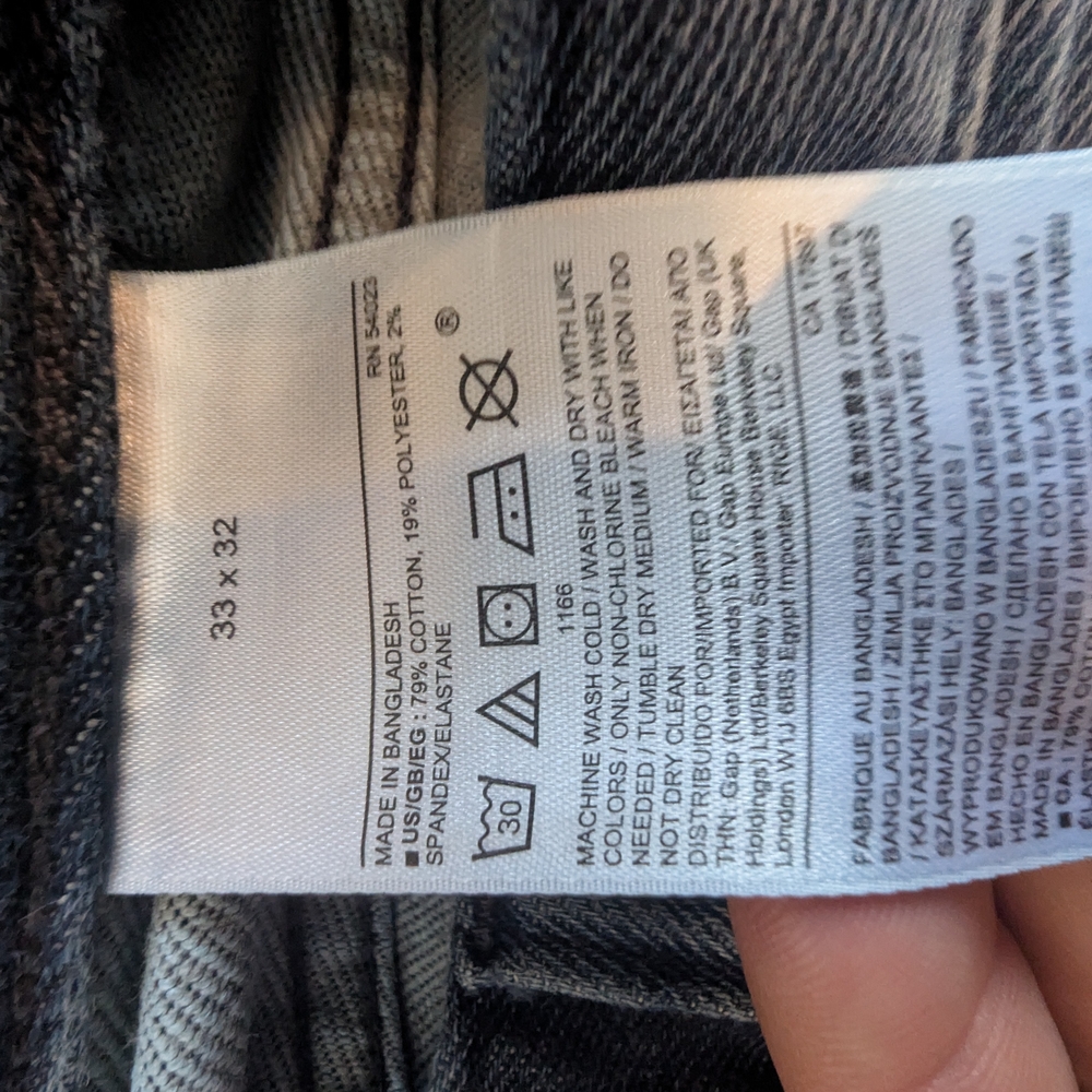 Banana Republic Traveler 33x32 Slim Distressed Style Jeans - Picture 3 of 8